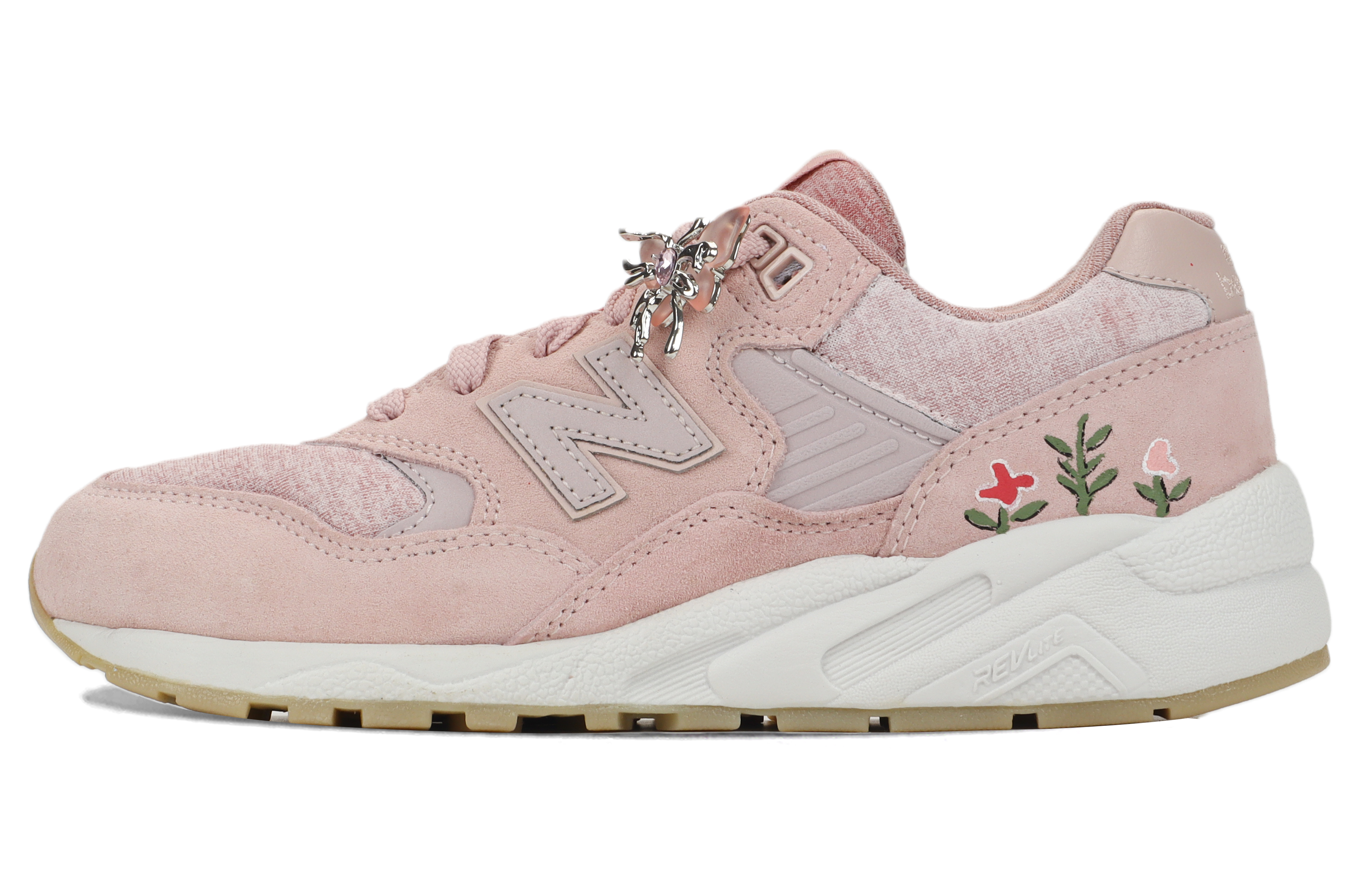 

Кроссовки женские NB 580 с низким верхом, белые New Balance
