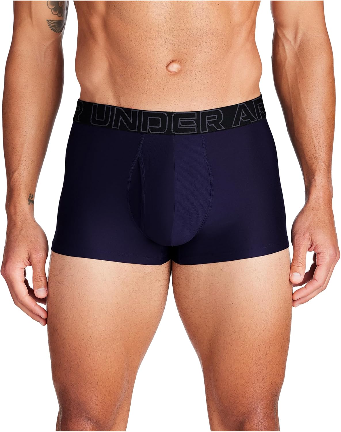 

Under Armour мужские боксеры Performance Tech Trunk, 1 шт, ультрамягкие, с ластовицей 3", Midnight Navy