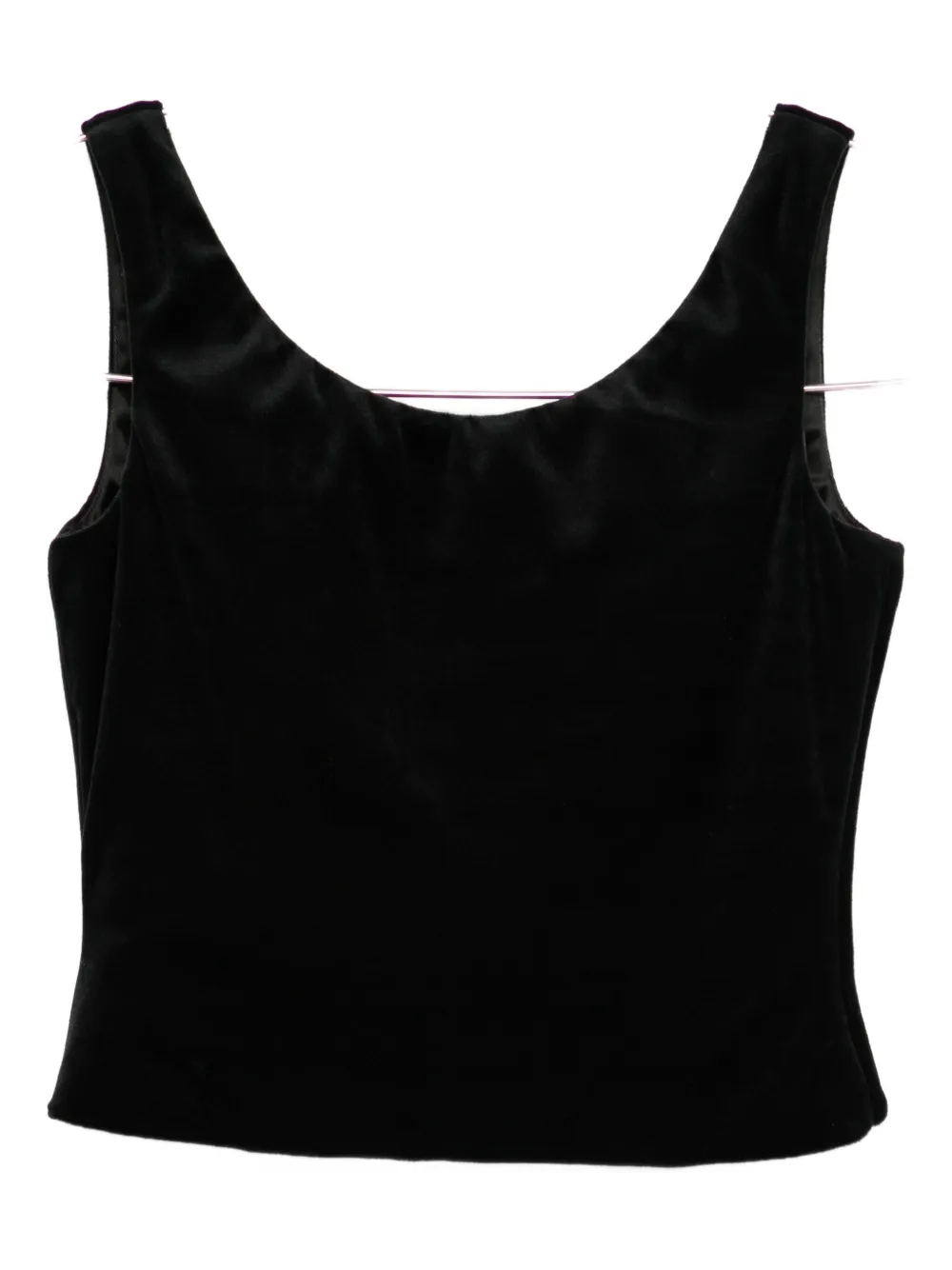 

Топ с круглым вырезом Balenciaga, черный