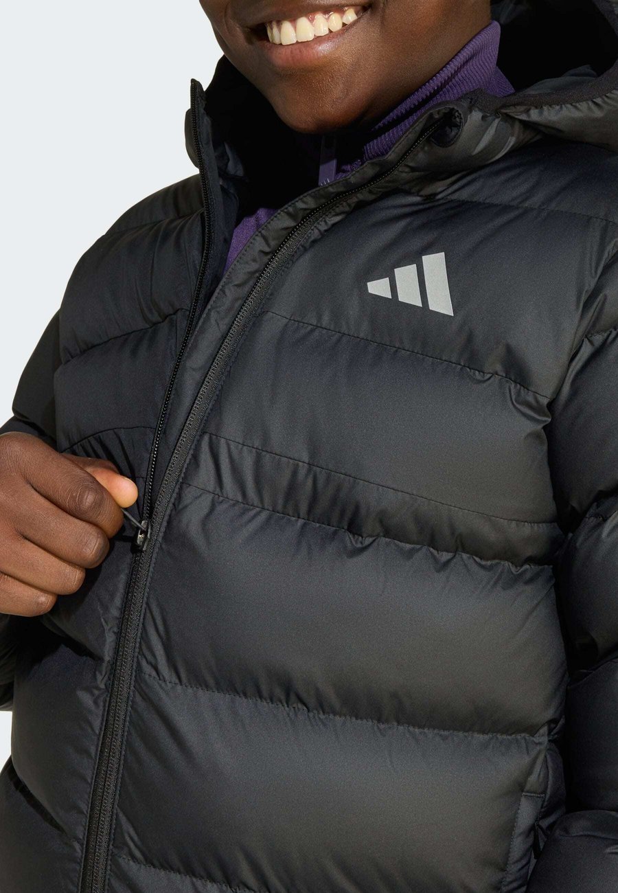 Зимняя куртка Adidas Performance JACKET JUNIOR UNISEX, Black Black Black/Black — фото 4
