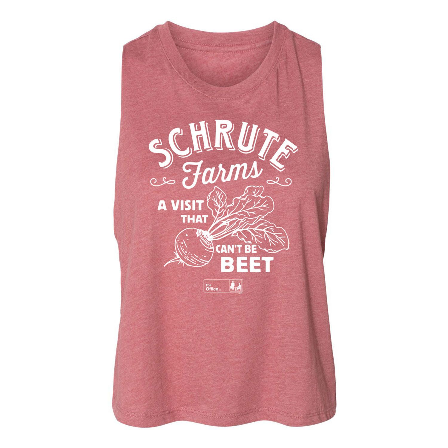 

Укороченная майка The Office Schrute Farms для юниоров Licensed Character, розовый