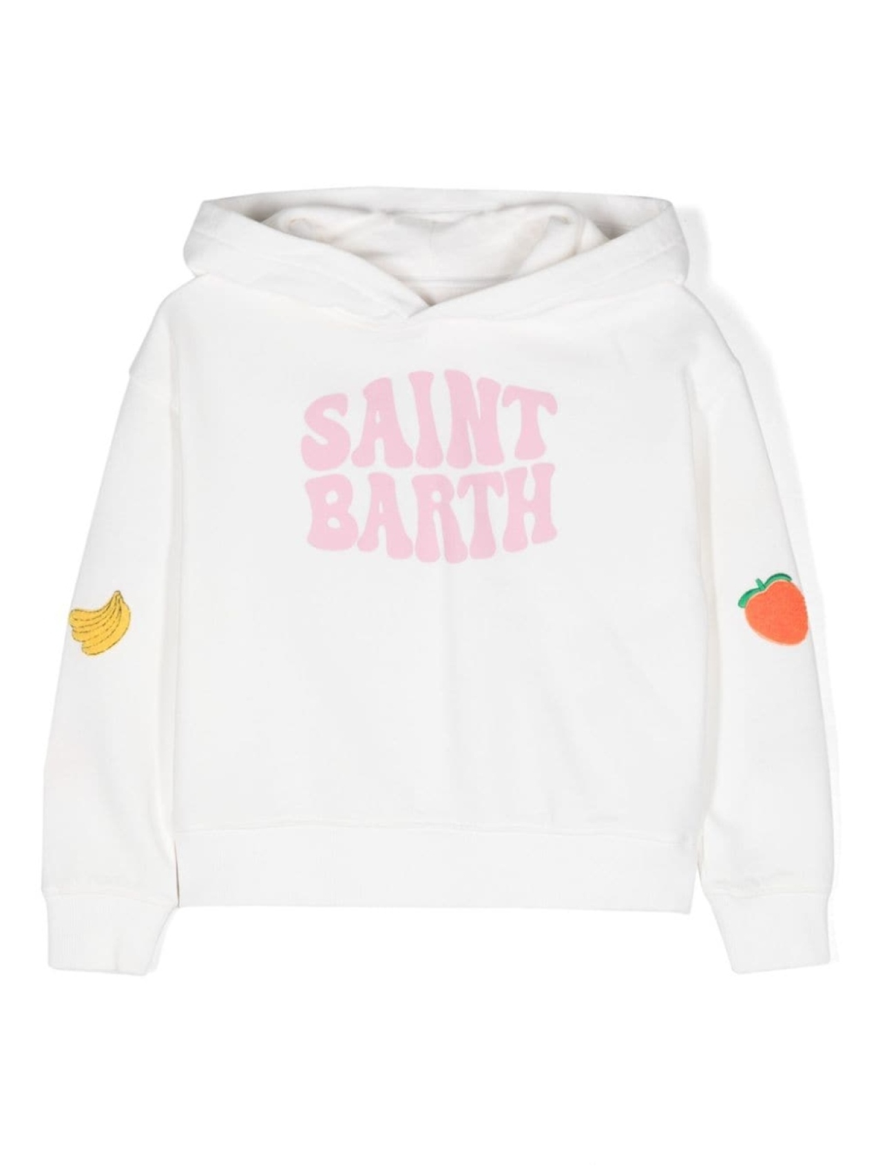 

MC2 Saint Barth Kids худи с логотипом, нейтральный цвет