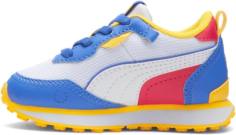 Детские кроссовки PUMA Boys Rider Fv Future Vintage на шнуровке, повседневные - серые — фото 3