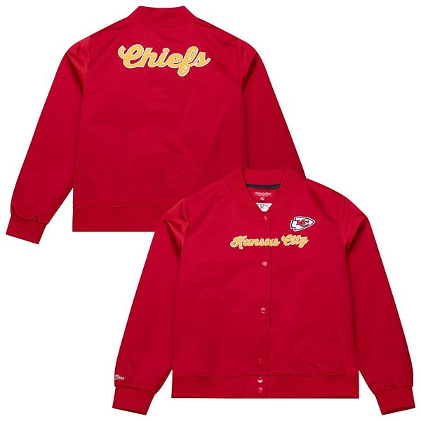 

Женская красная куртка Kansas City Chiefs на молнии Mitchell & Ness