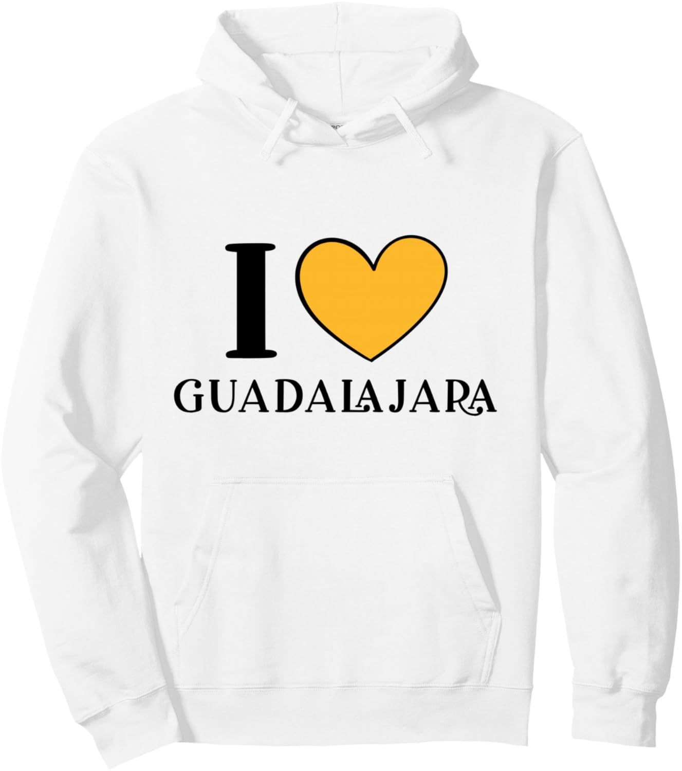 

Толстовка с надписью «Я люблю Гвадалахару, Мексика, отдых» Mexico Love Apparel, белый