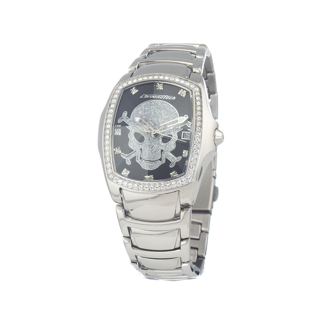 

Серебряные часы из нержавеющей стали Chronotech