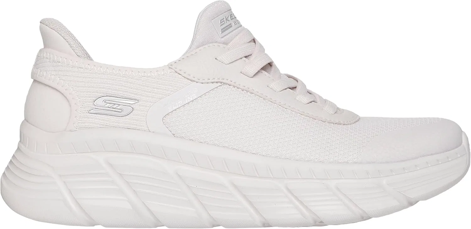 Кроссовки Skechers Bobs B Flex Hi - Linear Force Colour Wht, Size 36 EU Wht 36, White