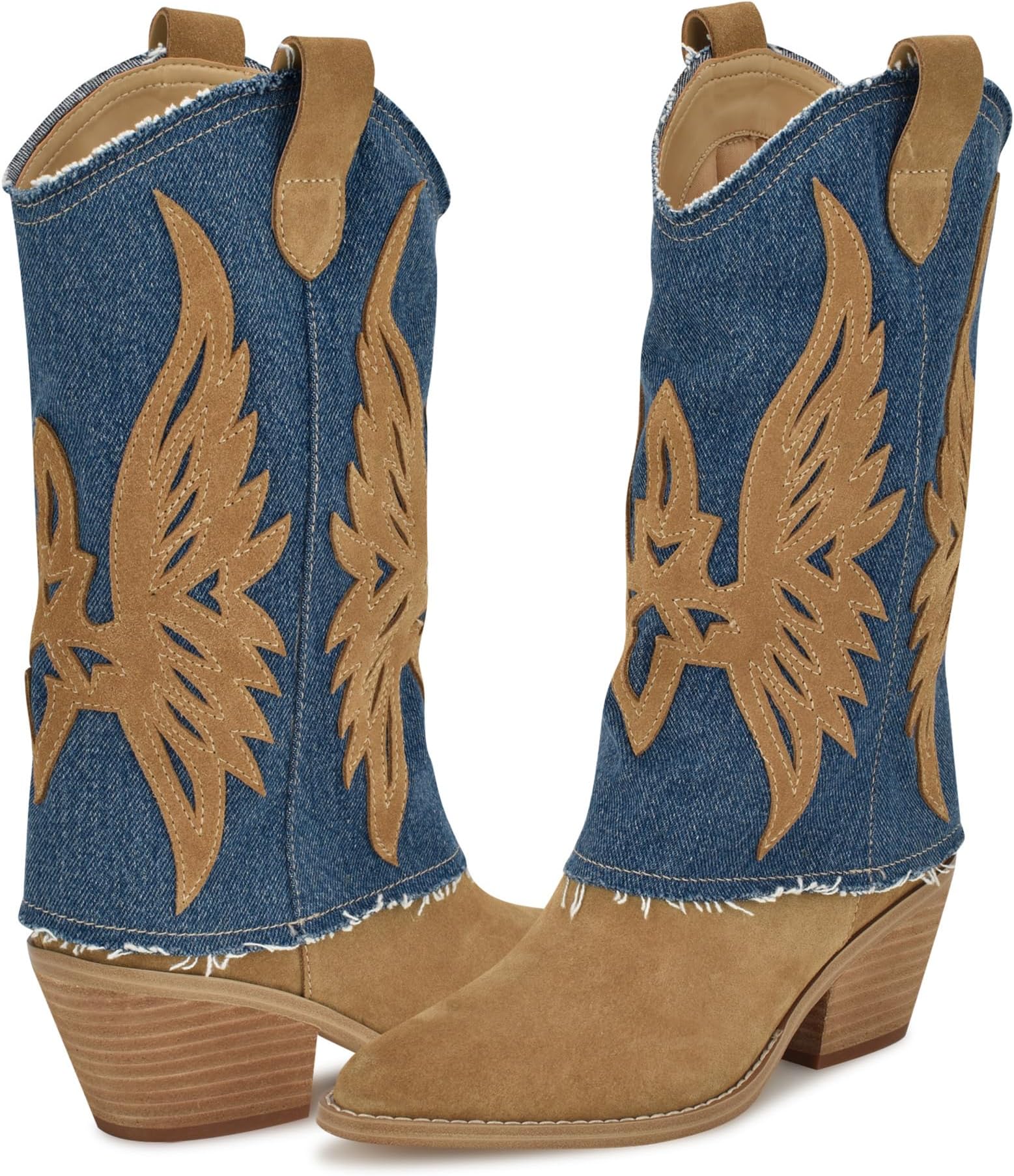 Ботинки Nine West Ringer, цвет Caramel/Blue Denim