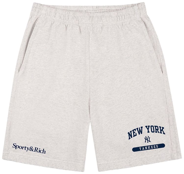 

Шорты Sporty & Rich League Gym Short 'Heather Grey/Navy', серый