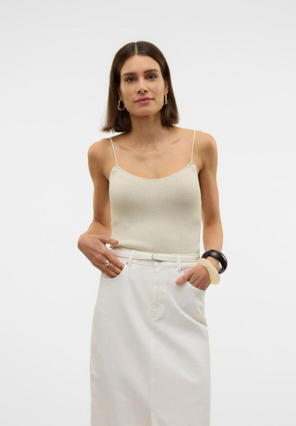 

Топ Vero Moda, цвет Bone White