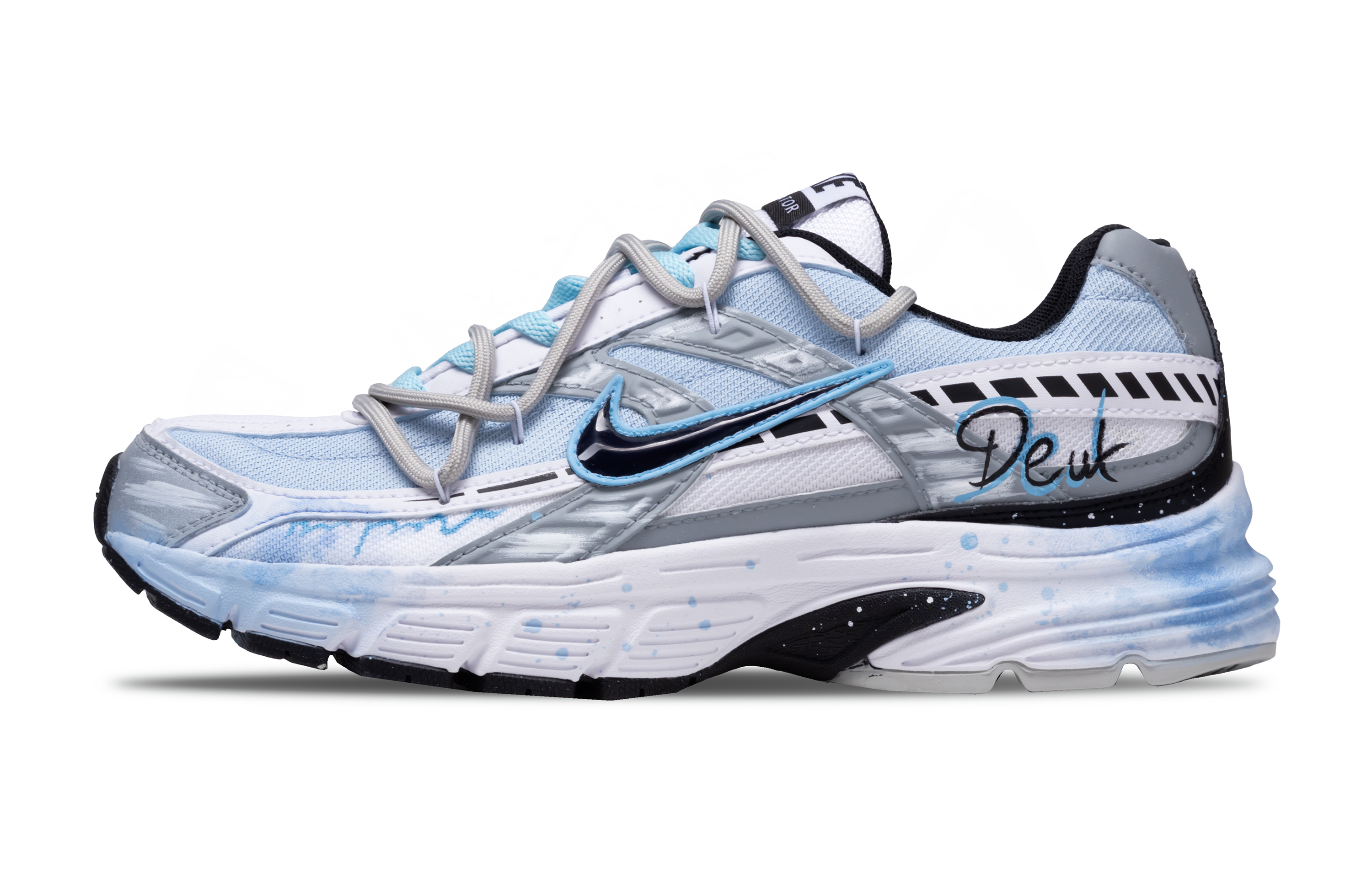 

Nike Кроссовки Initiator Low Top, мужские, простые, белые, синие