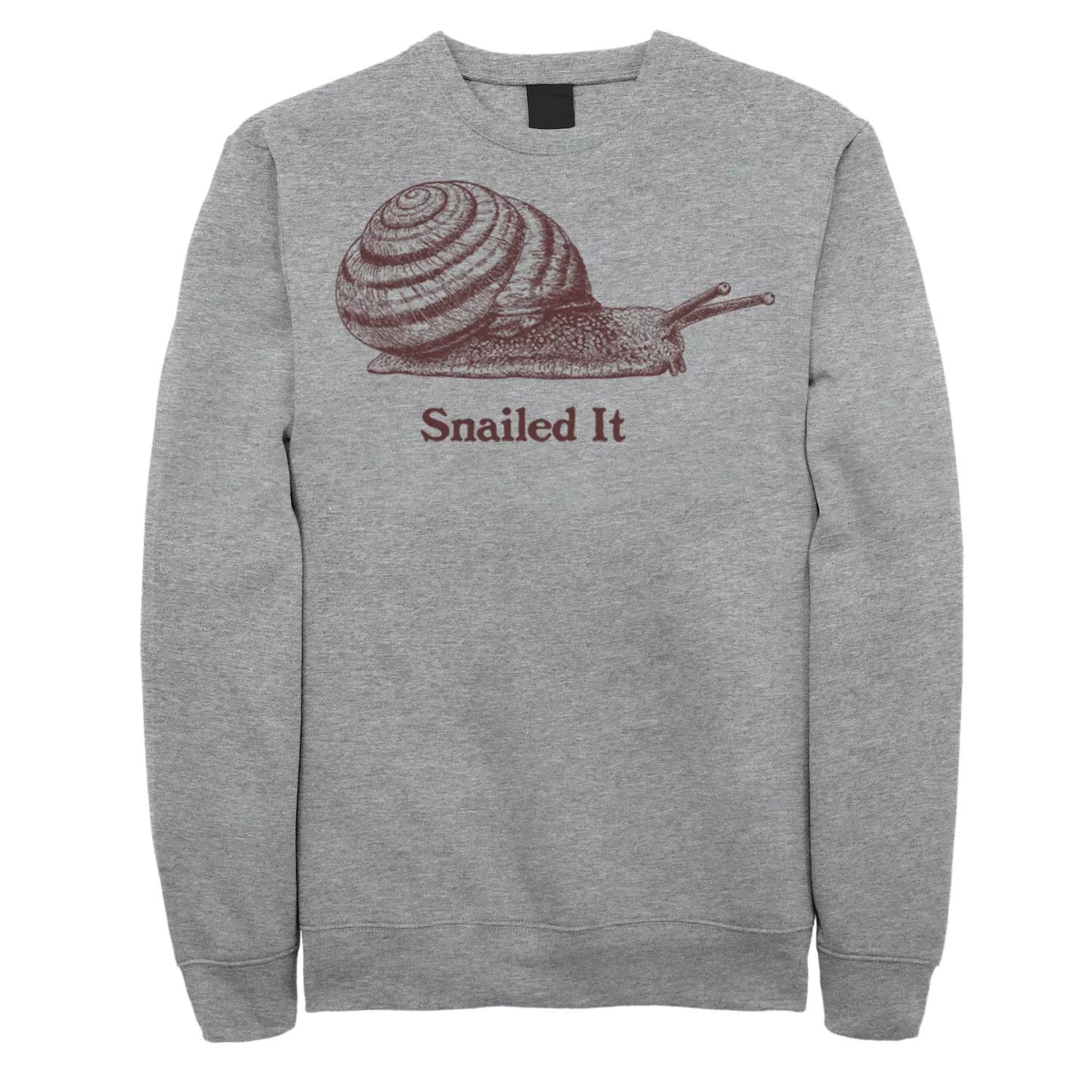 

Мужской свитшот Snailed It с портретом улитки Licensed Character