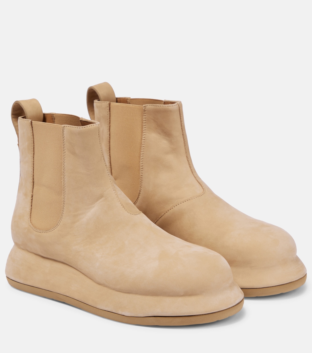 Кожаные ботинки челси Les bottes Bricciola Jacquemus, бежевый