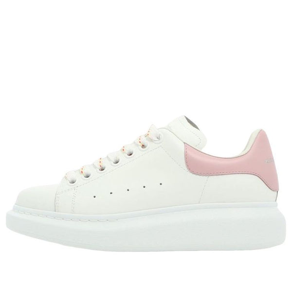 Кроссовки oversized larry leather sneakers 'white pink' Alexander Mcqueen, белый