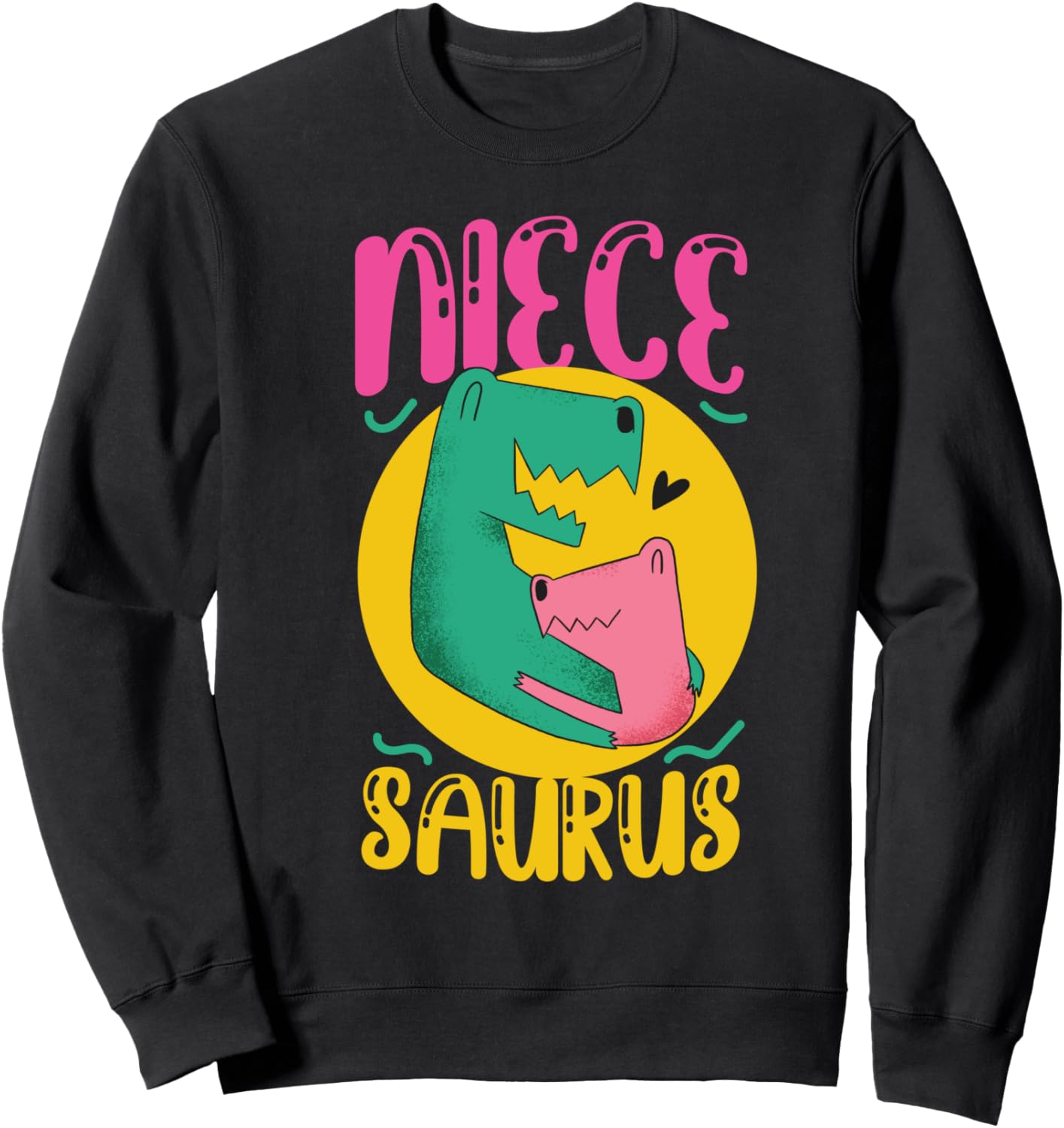 

Толстовка с изображением динозавра Сауруса для племянницы Dinosaurs Designs For Cute Dinosaur Fan, черный