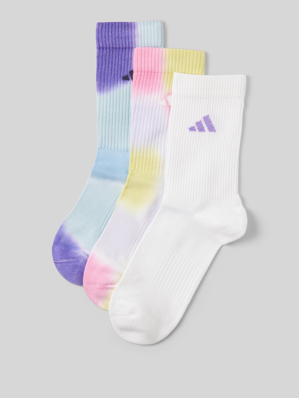 

Носки в рубчик в упаковке по 3 шт ADIDAS SPORTSWEAR, сиреневый