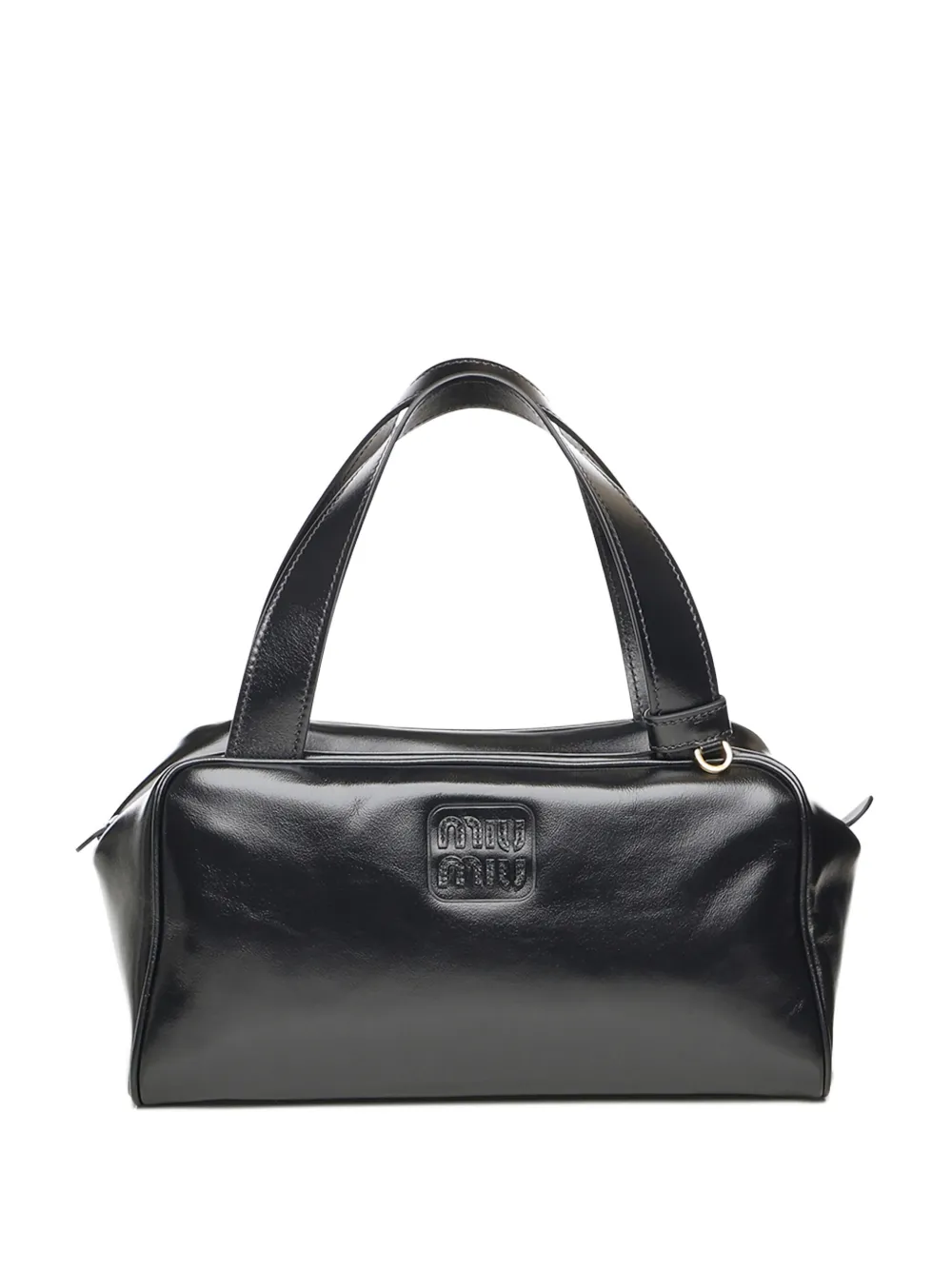 

Сумка с нашивкой-логотипом Miu Miu, черный