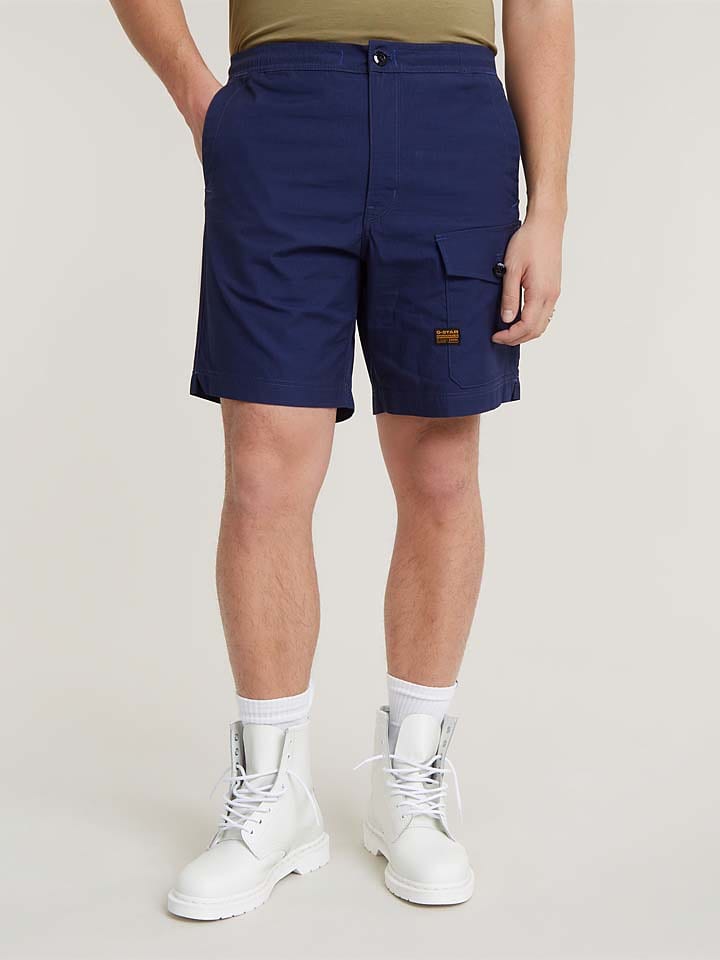 

Тканевые шорты G-Star Cargoshorts, темно-синий