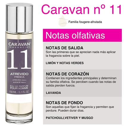 CARAVAN FRAGANCIAS nº 11 Парфюмированная вода-спрей для мужчин 150 мл — фото 2