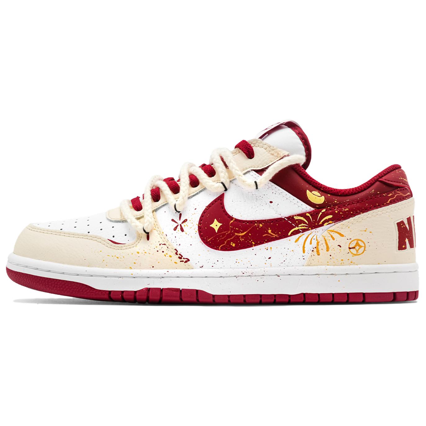 Nike Кроссовки Big FOMO Abrasion Resistant Height Increasing Low top Skateboard для мужчин, красные — фото 3