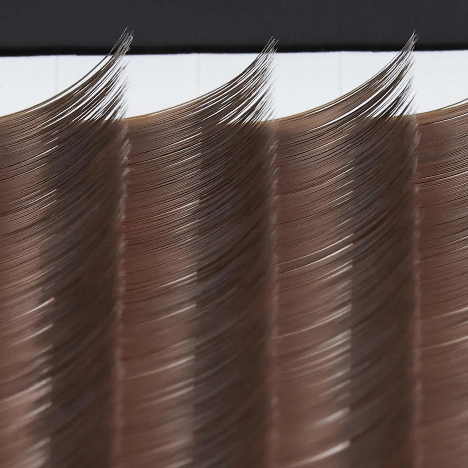 Ресницы Foula Khaki Brown J Curl 0.06 x 13 мм — фото 3