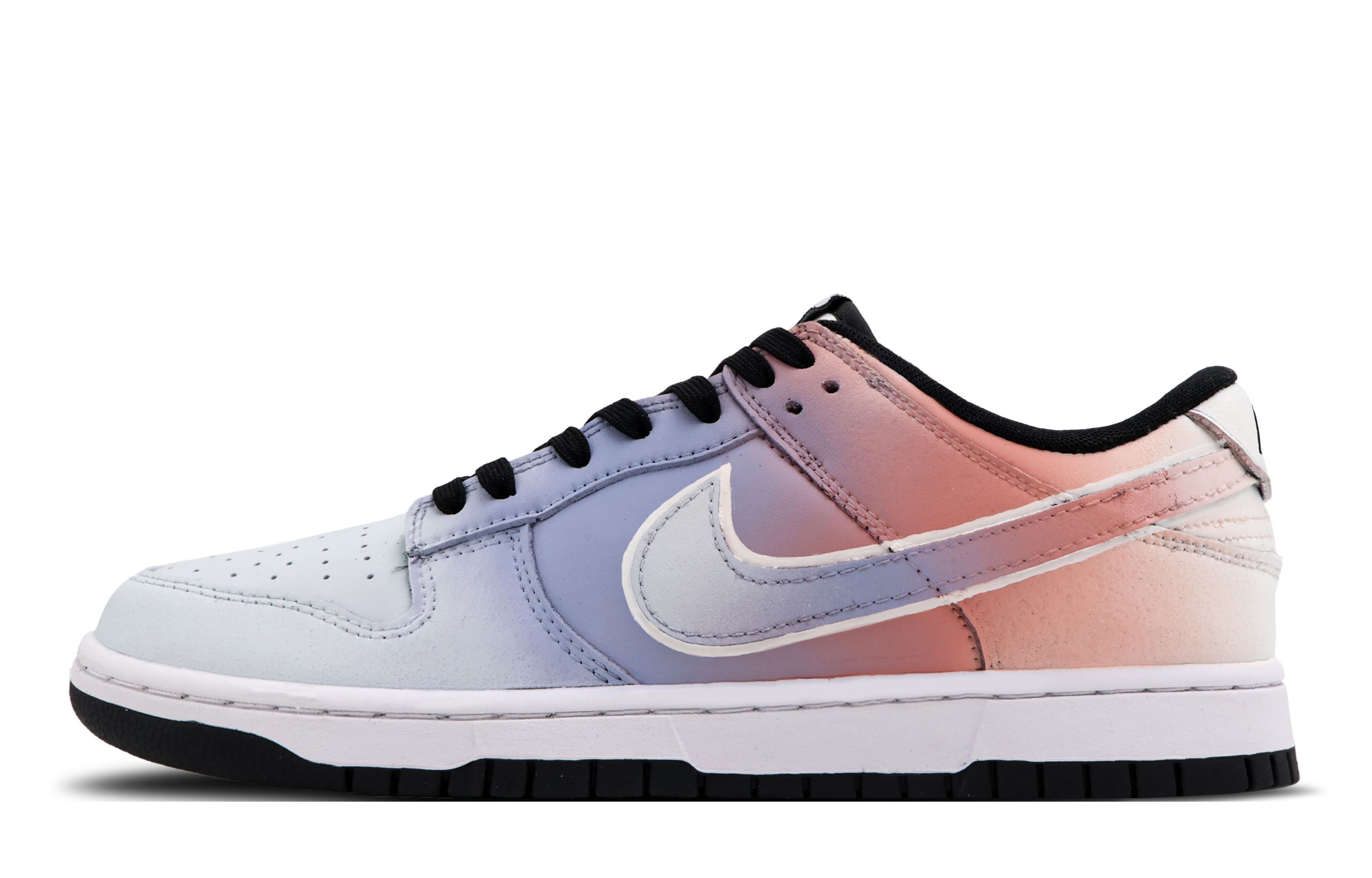 

Кроссовки Nike Dunk Skateboarding Shoes Women's Low-top Blue, белый