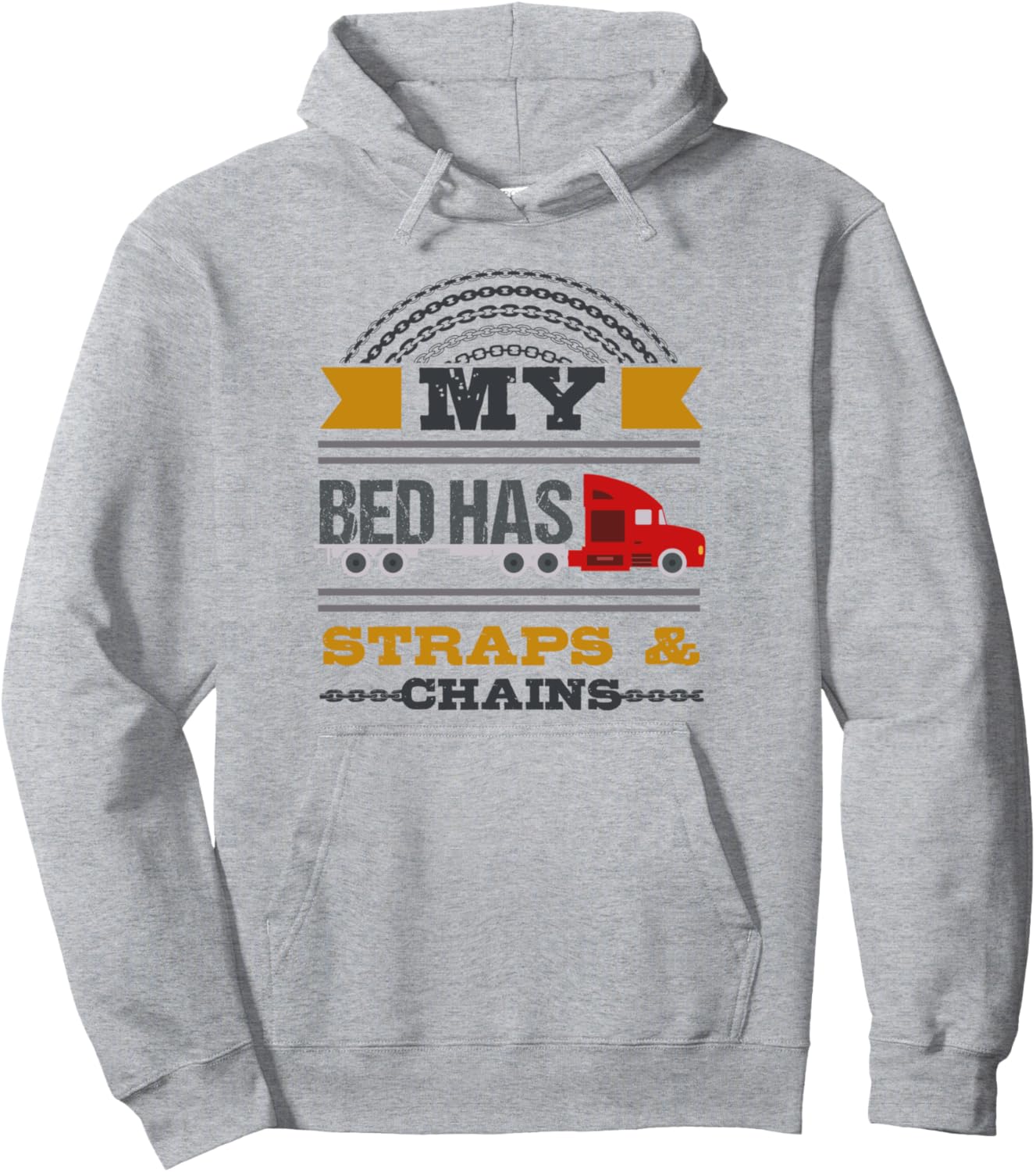 

Толстовка для водителя грузовика с плоской платформой, серая, Vader Cargo Vehicle Flatbed Truck Driver Hoodie Flatbed Truck Driver Accessories