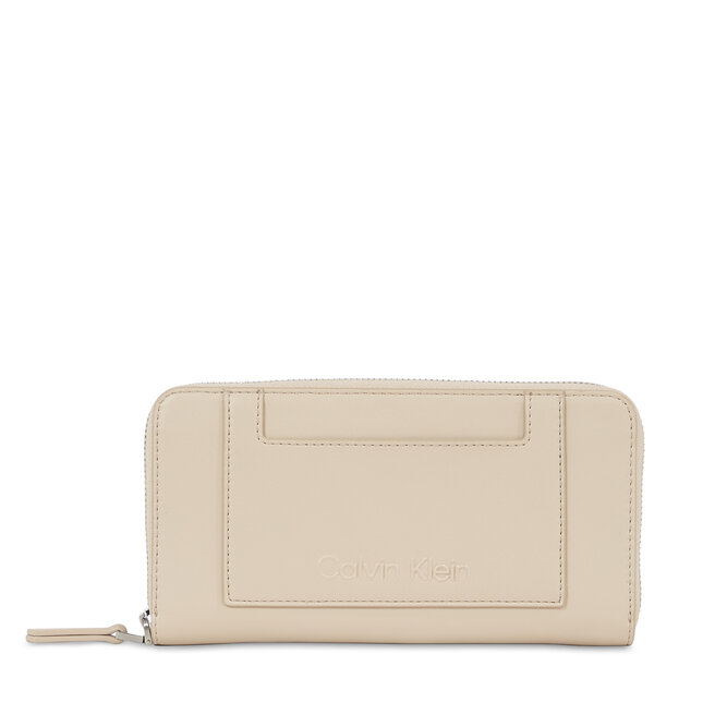 

Кошелек Calvin Klein CkSet Zip, бежевый