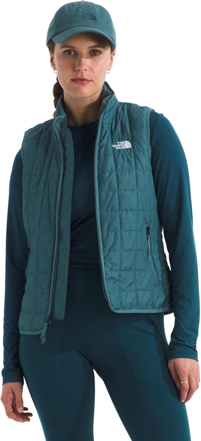 

THE NORTH FACE Женский утепленный жилет Junction с влагозащитной пропиткой, утеплителем Heatseeker, эластичными манжетами и застежками-молниями на карманах, Space