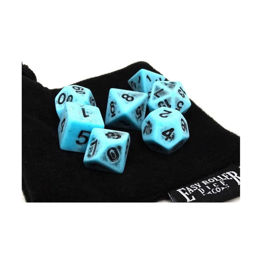 

Кубики с древним топазом черного цвета (7), Dice - 7 Piece Poly Sets - Assorted (Easy Roller Dice)