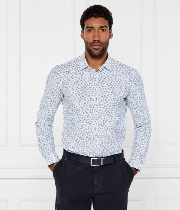 

Рубашка p-roan-kent-c1-233 Slim fit Boss, синий