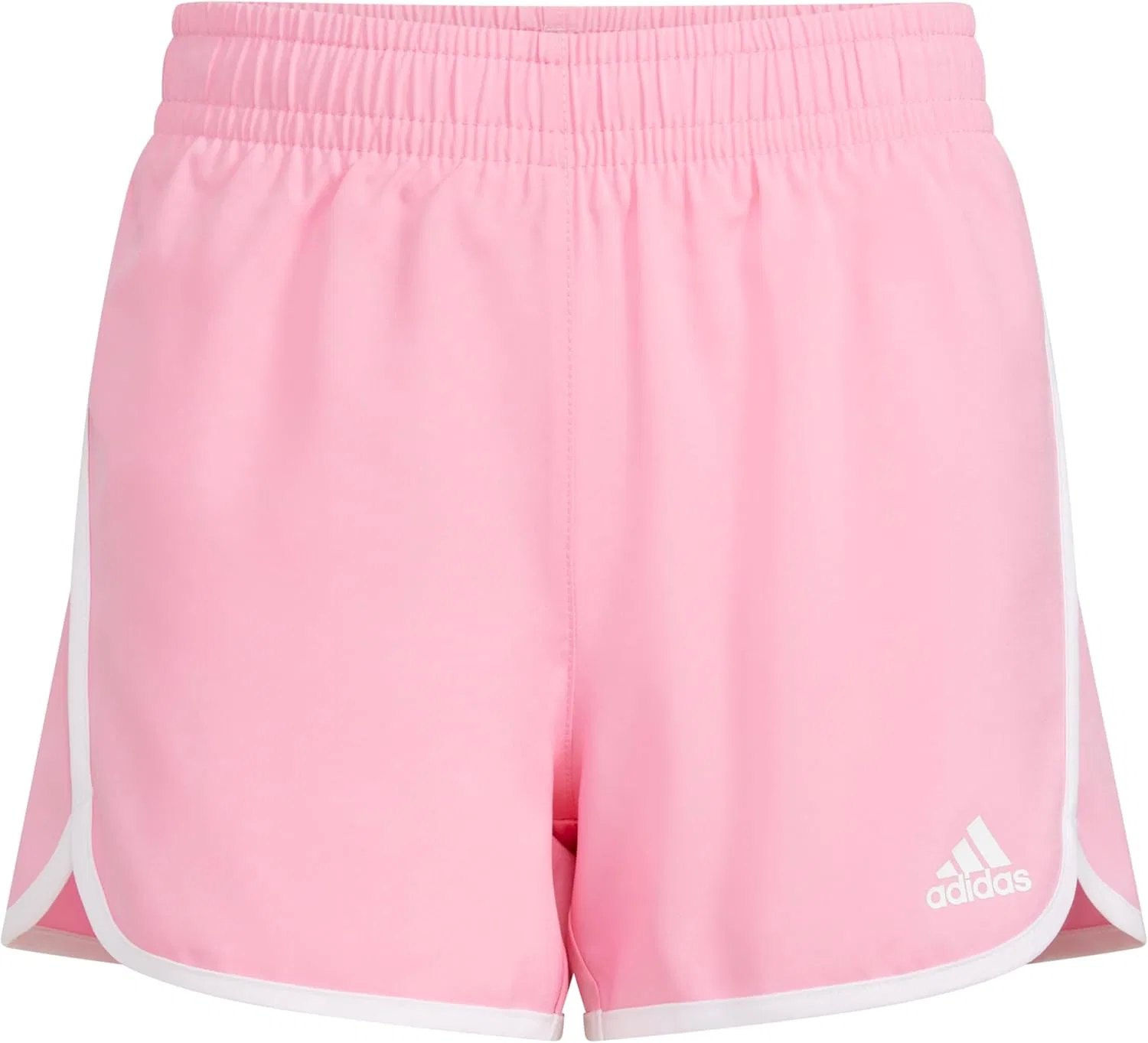 Классические спортивные шорты Adidas для девочек с эластичным поясом, Bliss Pink
