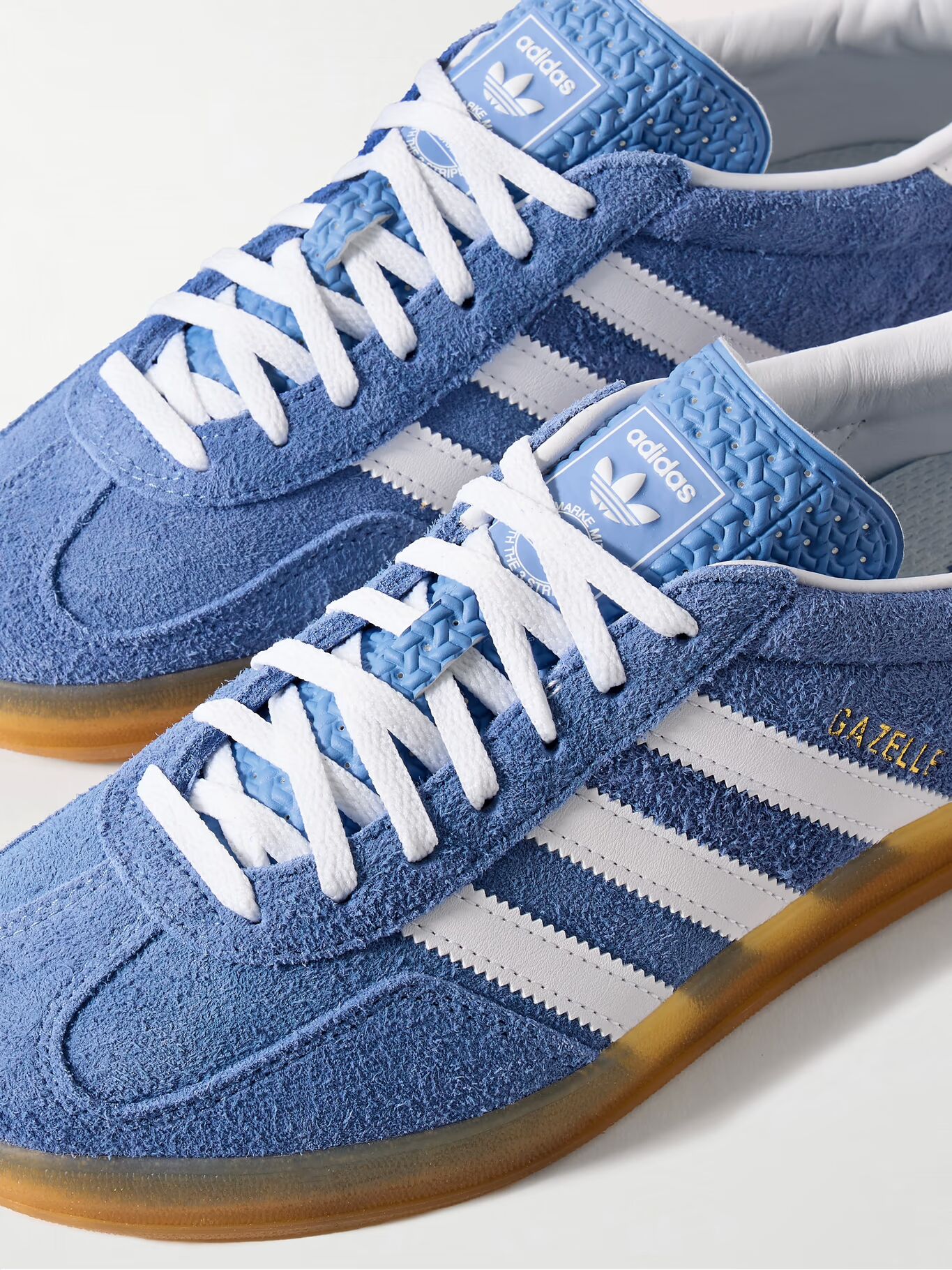 

Кроссовки Gazelle Indoor из замши с кожаной отделкой ADIDAS ORIGINALS, синий