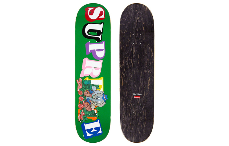 

Скейтборд трехслойный из импортного клена уличный стиль унисекс Supreme