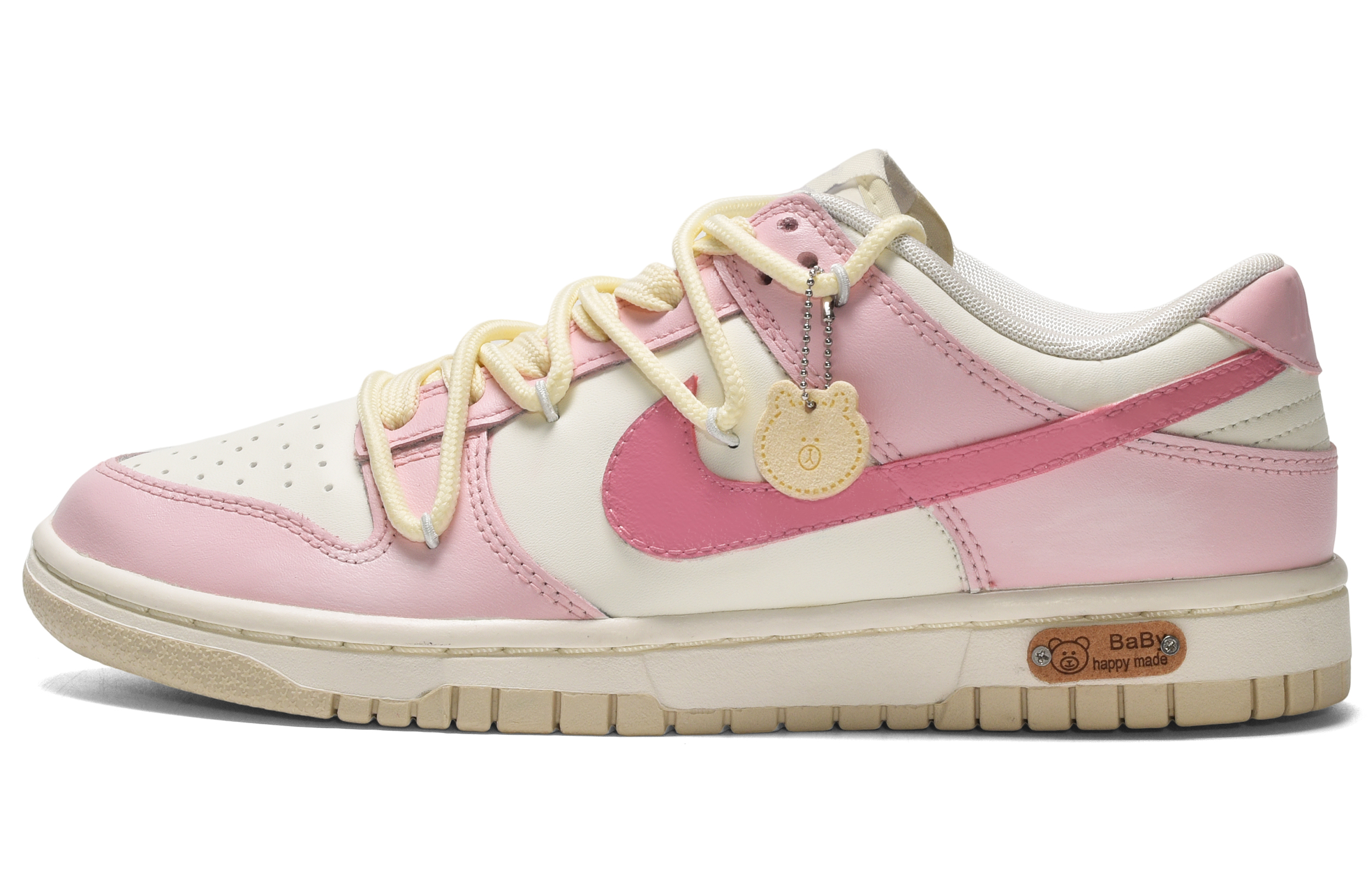 

Мужские кроссовки для скейтбординга Nike Dunk Low, Pink Yellow