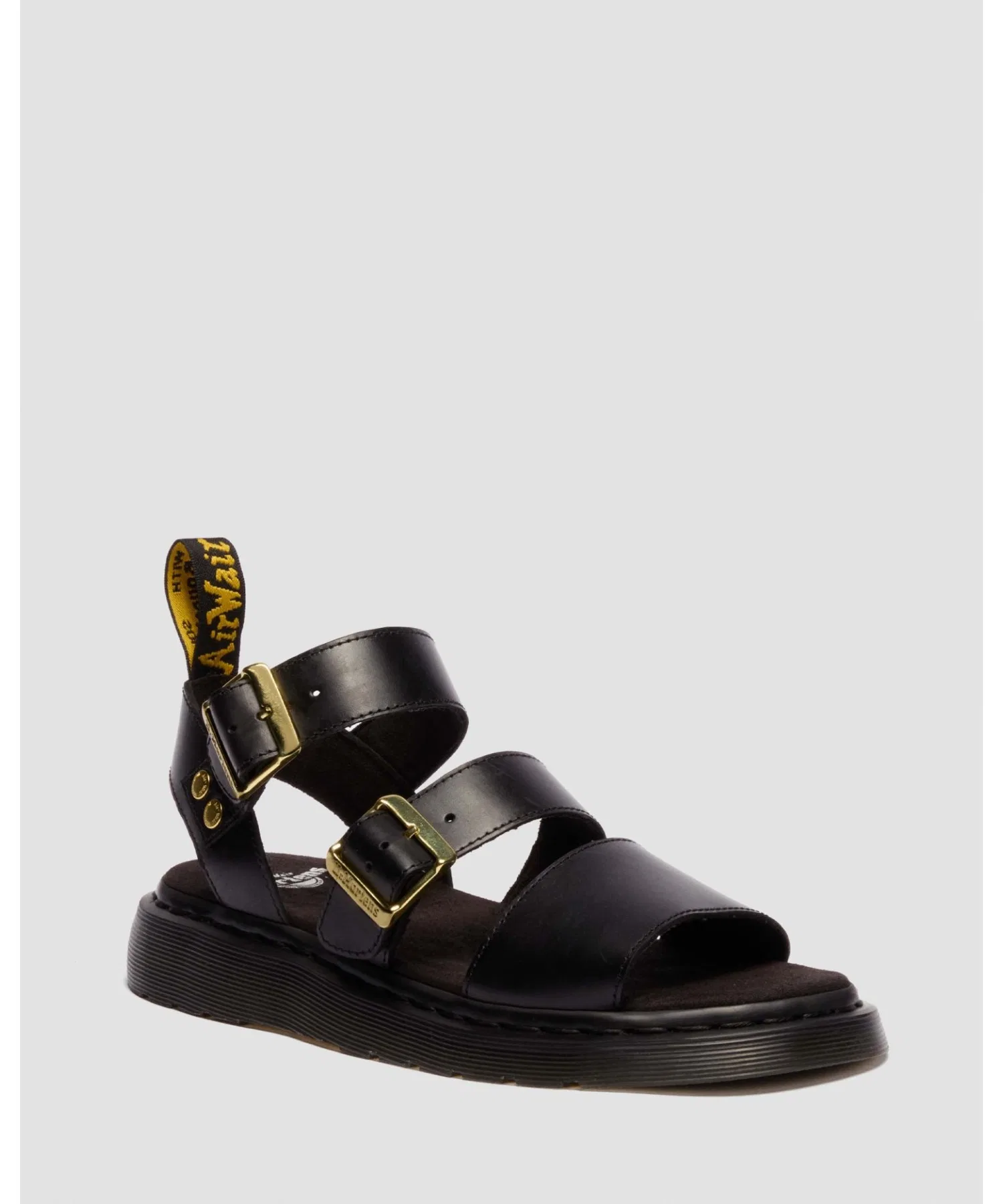 Мужские сандалии Dr. Martens GRYPHON с ремешками чёрные