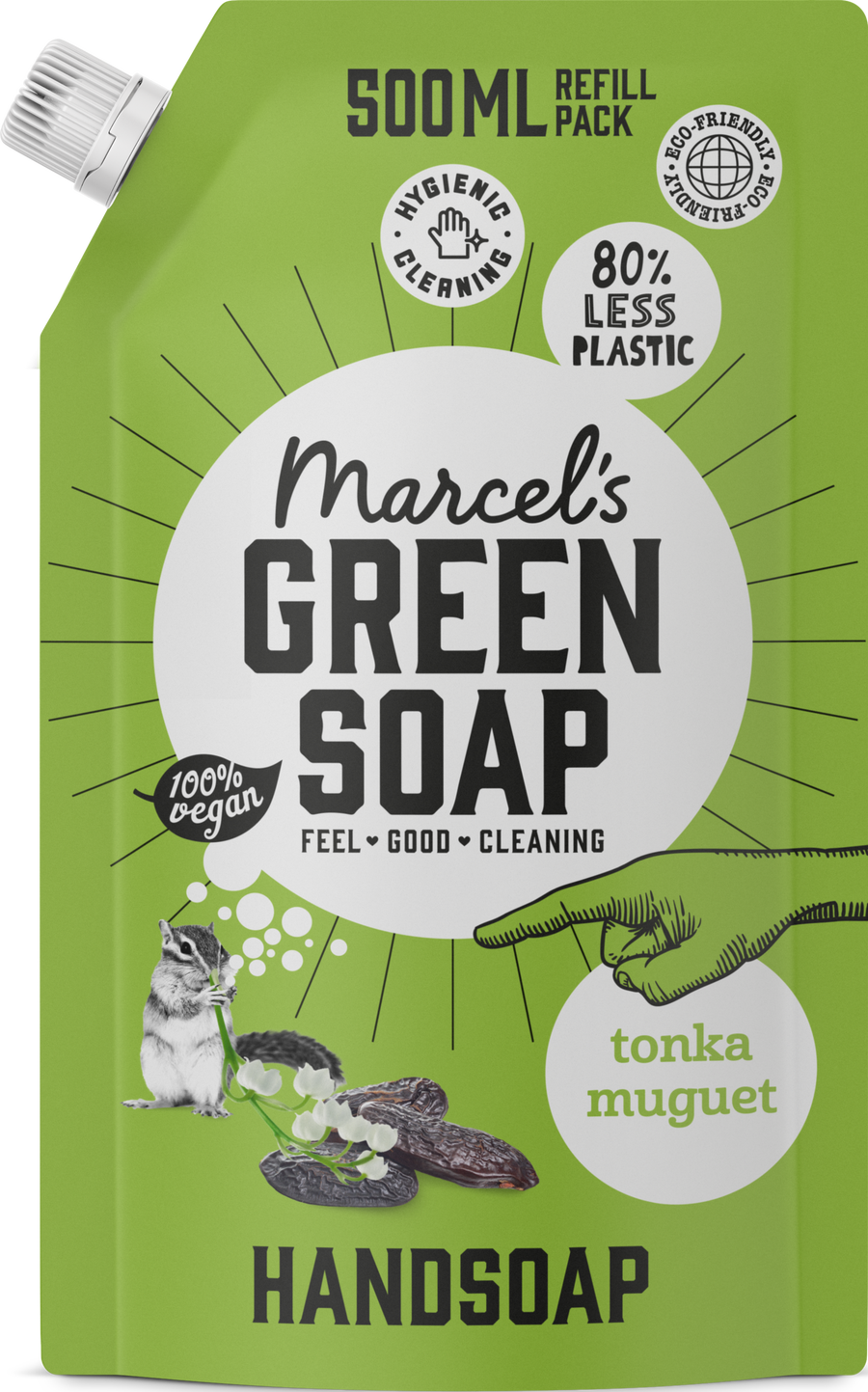 

Жидкое мыло Marcel's Green Soap Handseife Tonka & Maiglöckchen Nachfüllbeutel