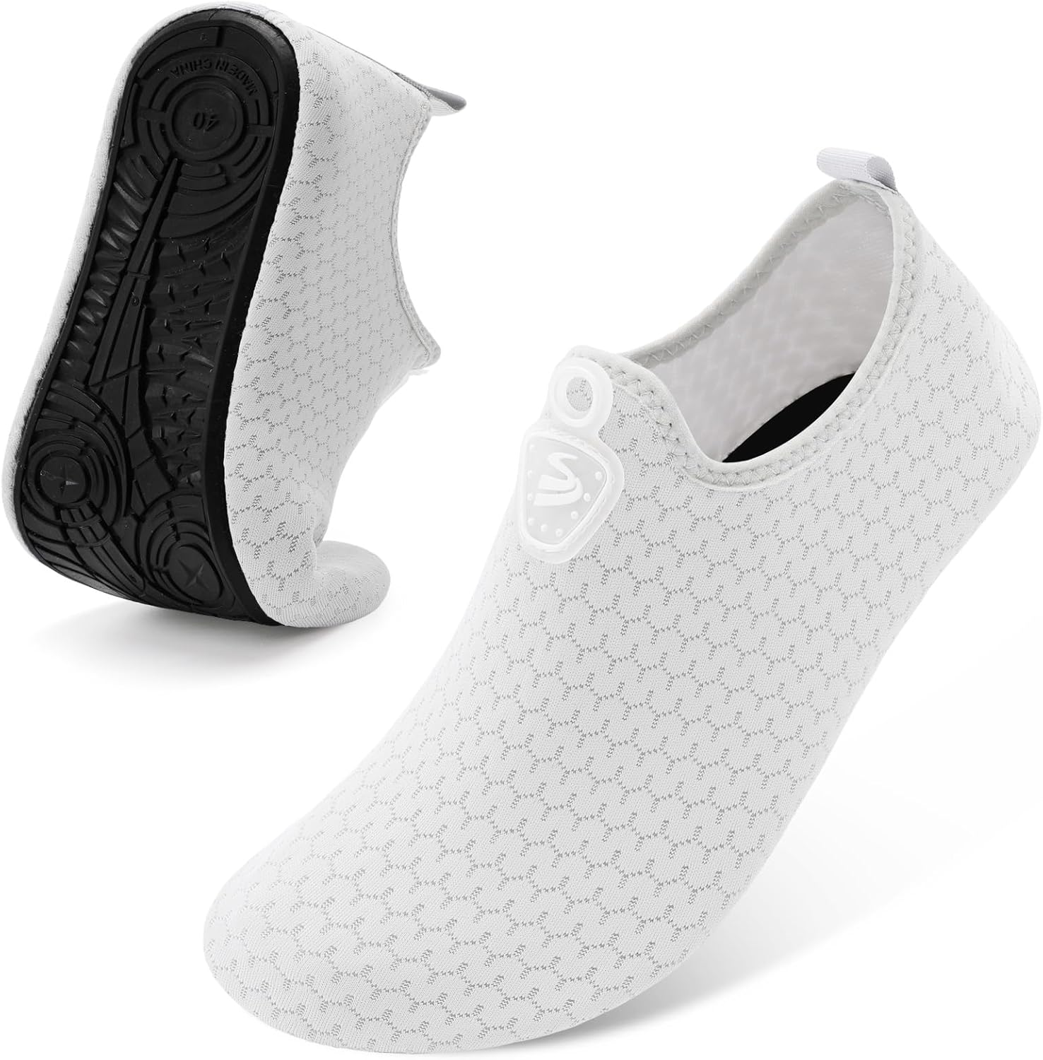 

Женские и мужские водные туфли Spesoul с быстрым высыханием, пляжные и для плавания, обувь-босоножки, акваноски, наружные носки для бассейна, реки и дайвинга, белый