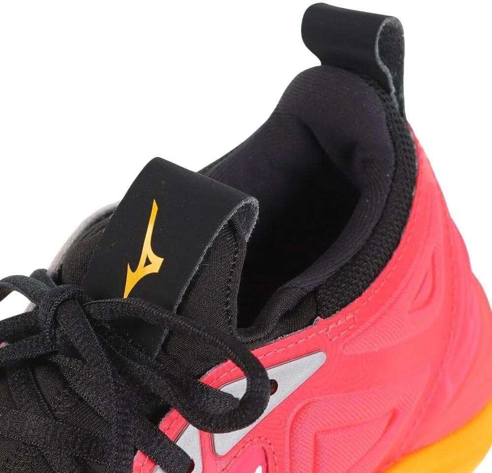 Кроссовки Mizuno унисекс Wave Momentum, Red, Orange, Black — фото 2