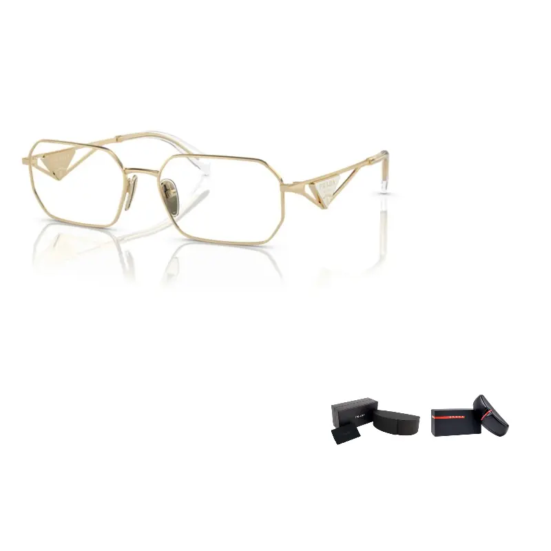 

PRADA Очки с прямоугольной оправой, Gold