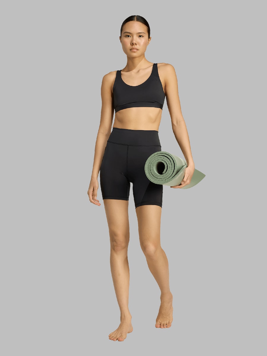 Узкие спортивные брюки ADIDAS PERFORMANCE All Me Ess, черный — фото 4