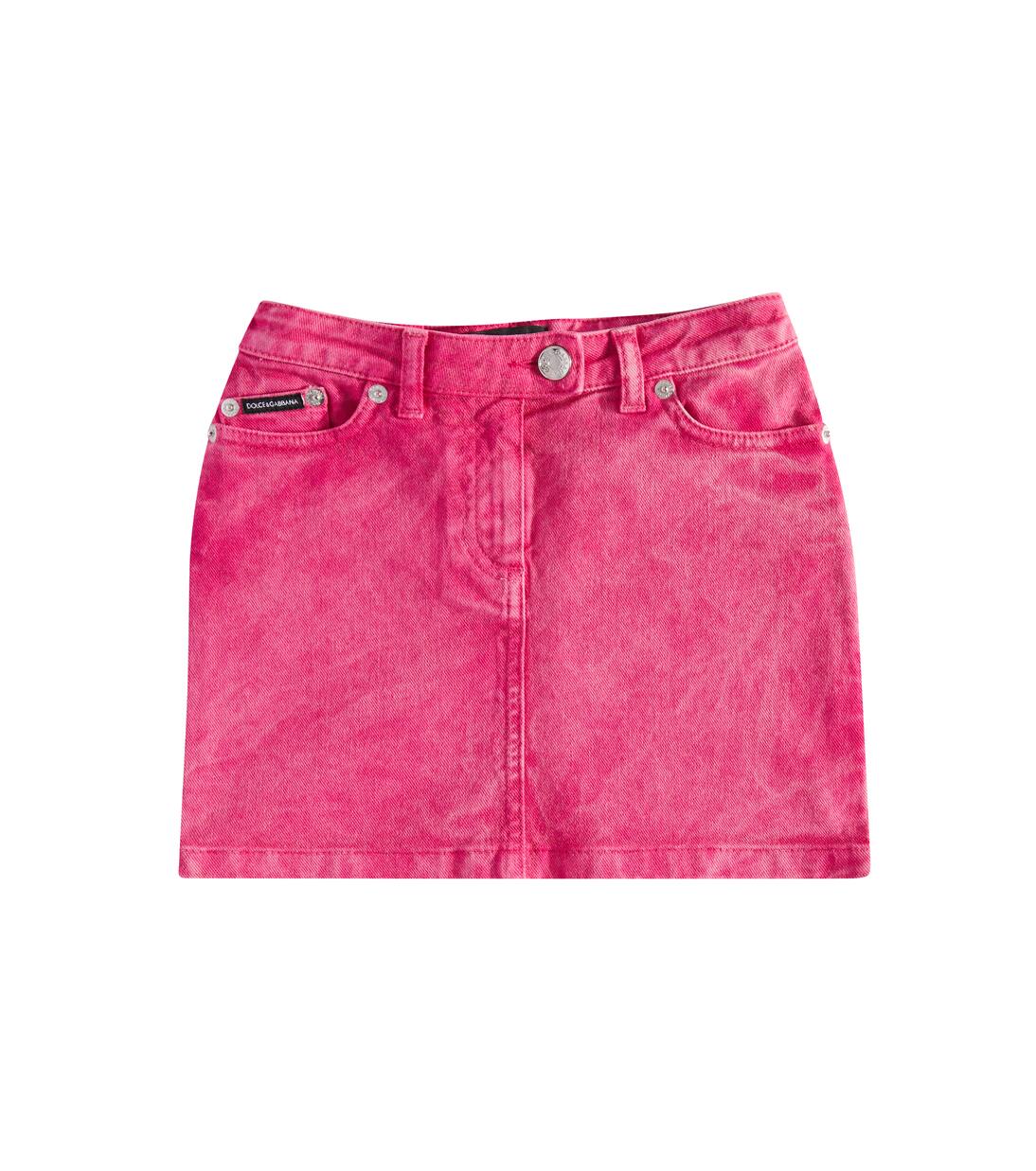 

Юбка из денима Dolce&Gabbana Kids, цвет variante abbinata