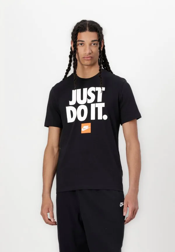 Футболка с надписью tee fran Nike Sportswear, Black