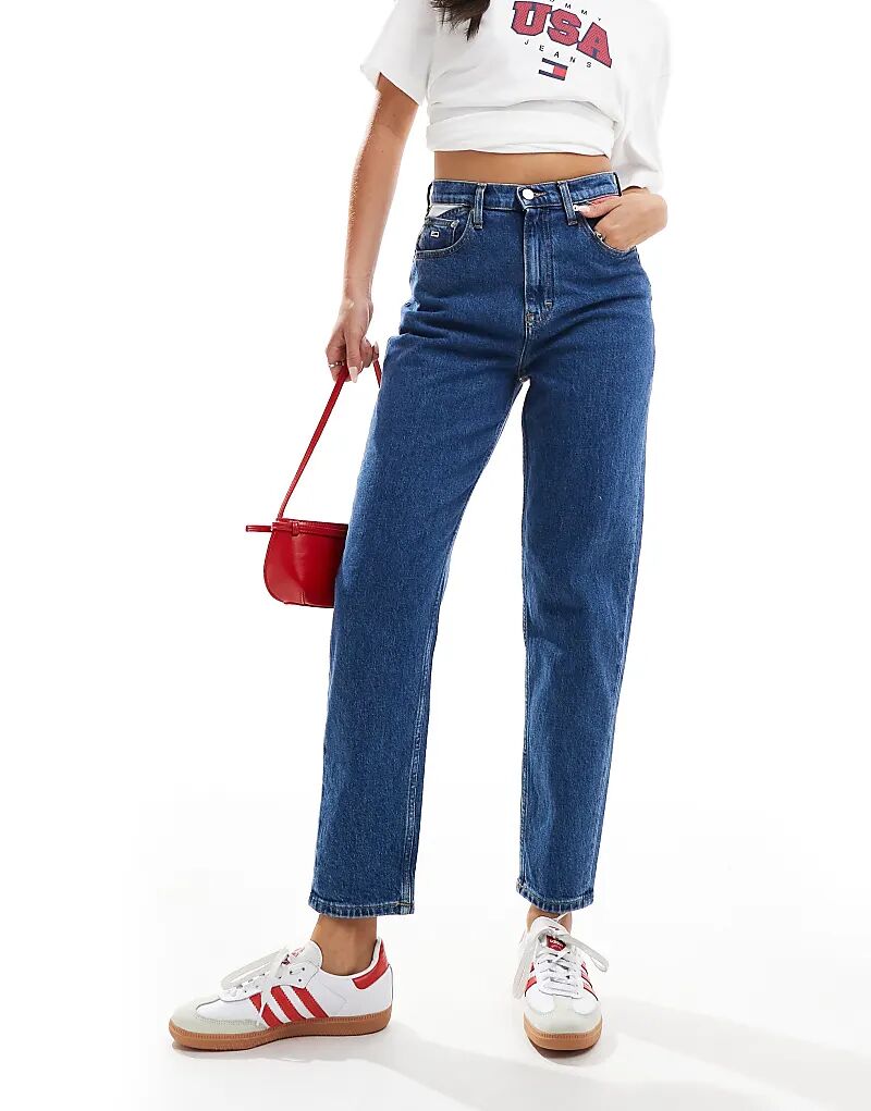 

Джинсы mom flag средней стирки Tommy Jeans