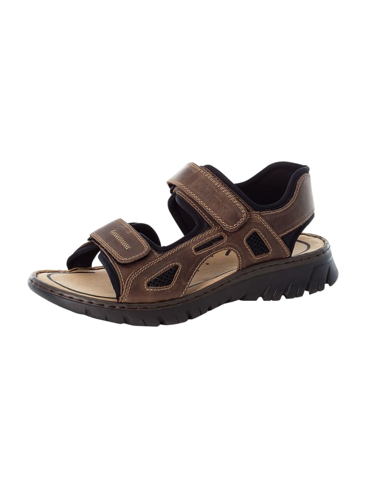 

Туфли на шнуровке rieker Komfort Sandalen, коричневый