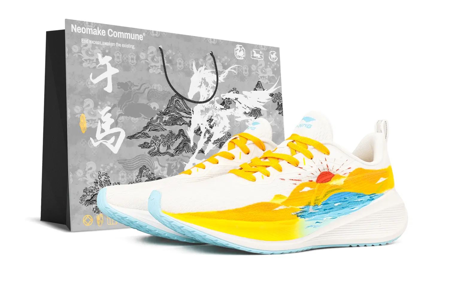 

Li-Ning Wuyue с амортизацией, износостойкие, дышащие, нескользящие, низкие, экрю