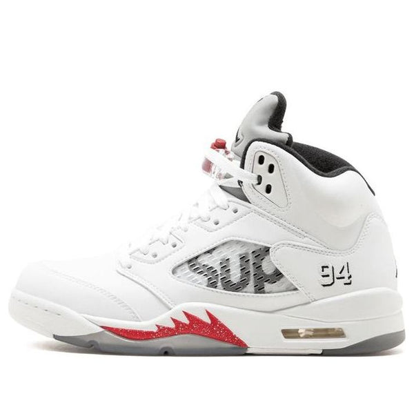 

Кроссовки supreme x 5 ретро Air Jordan, белый