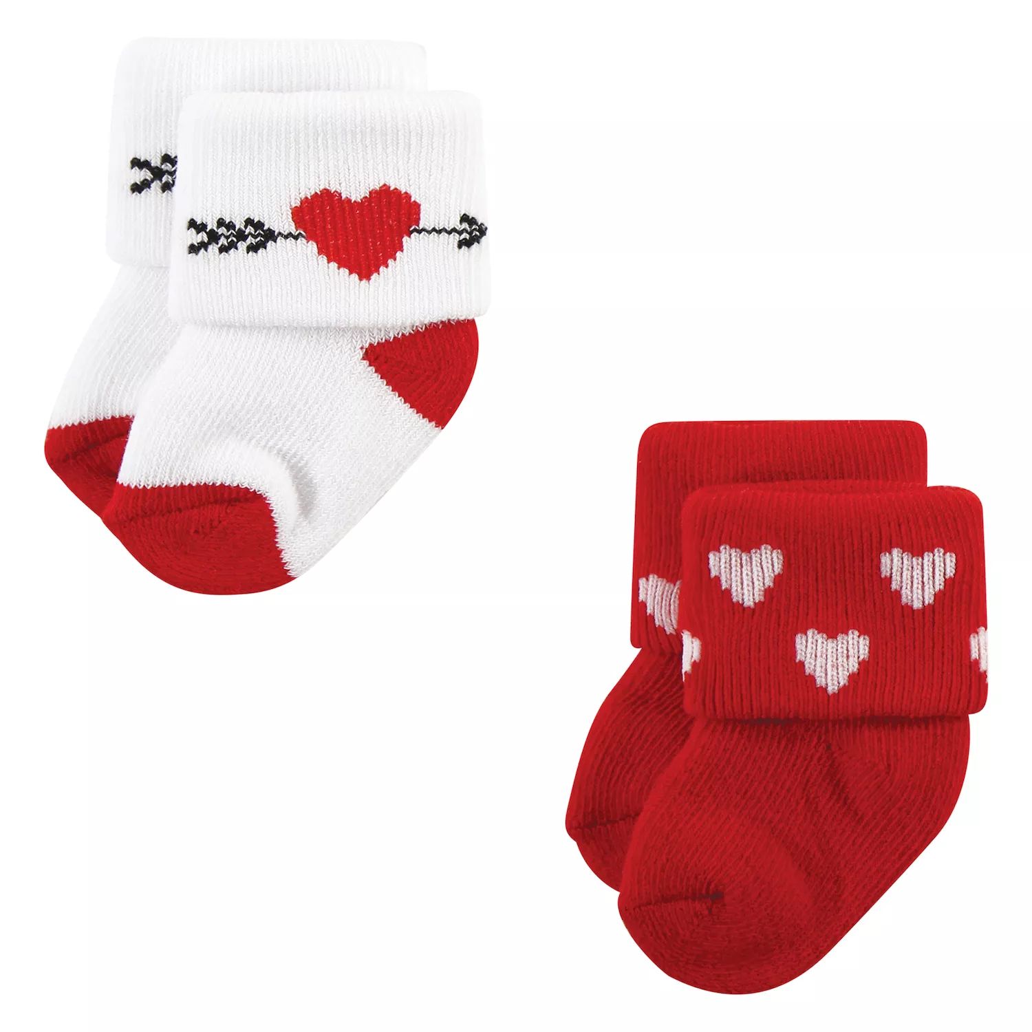 Носки Hudson Baby Unisex Baby Holiday для новорожденных, махровые носки ко Дню святого Валентина Hudson Baby — фото 2