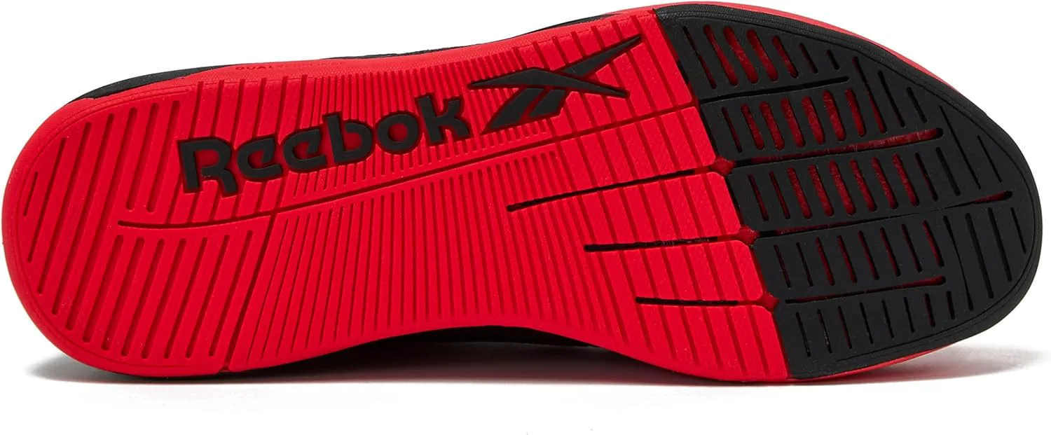 Мужские кроссовки Reebok Nano X5, для кросс-тренинга и легкого бега, черный/красный — фото 4