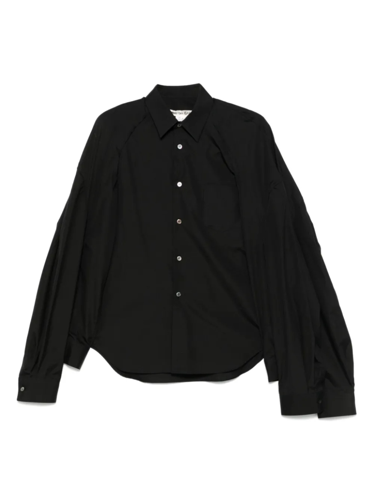 

Поплиновая рубашка Comme Des Garçons, черный